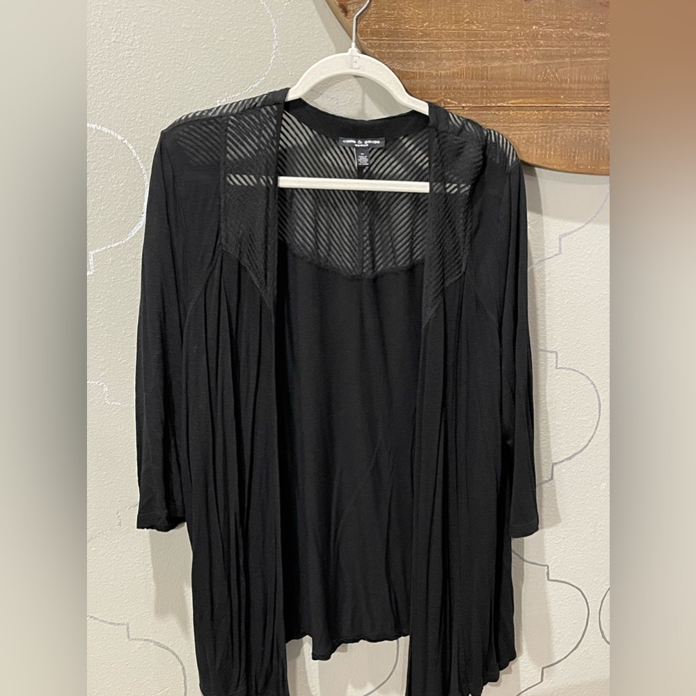 Cardigan By Cable And Gauge Size: 3X